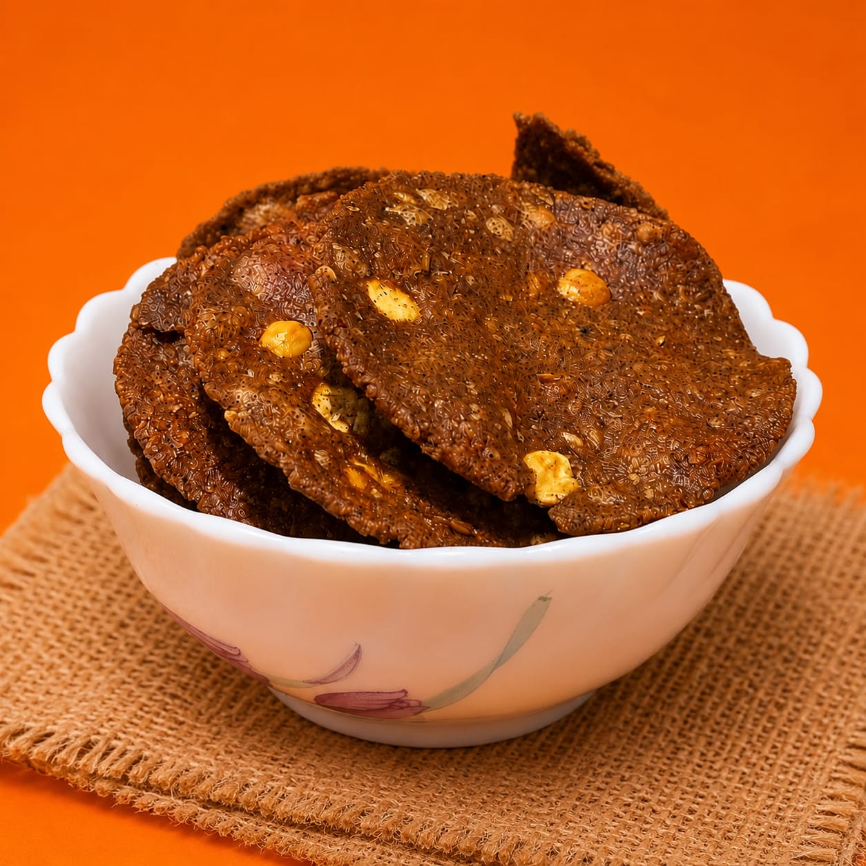 Ragi ( Finger Millet ) Roasted Gram - Thattai
